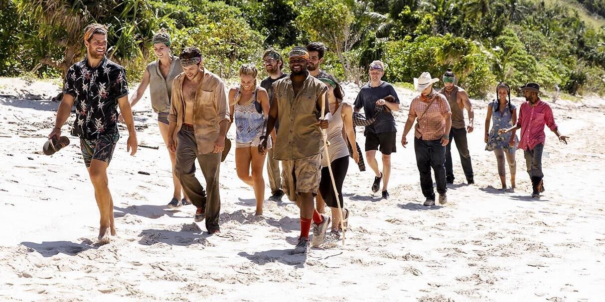 A still from Survivor's 37th season, David vs. Goliath