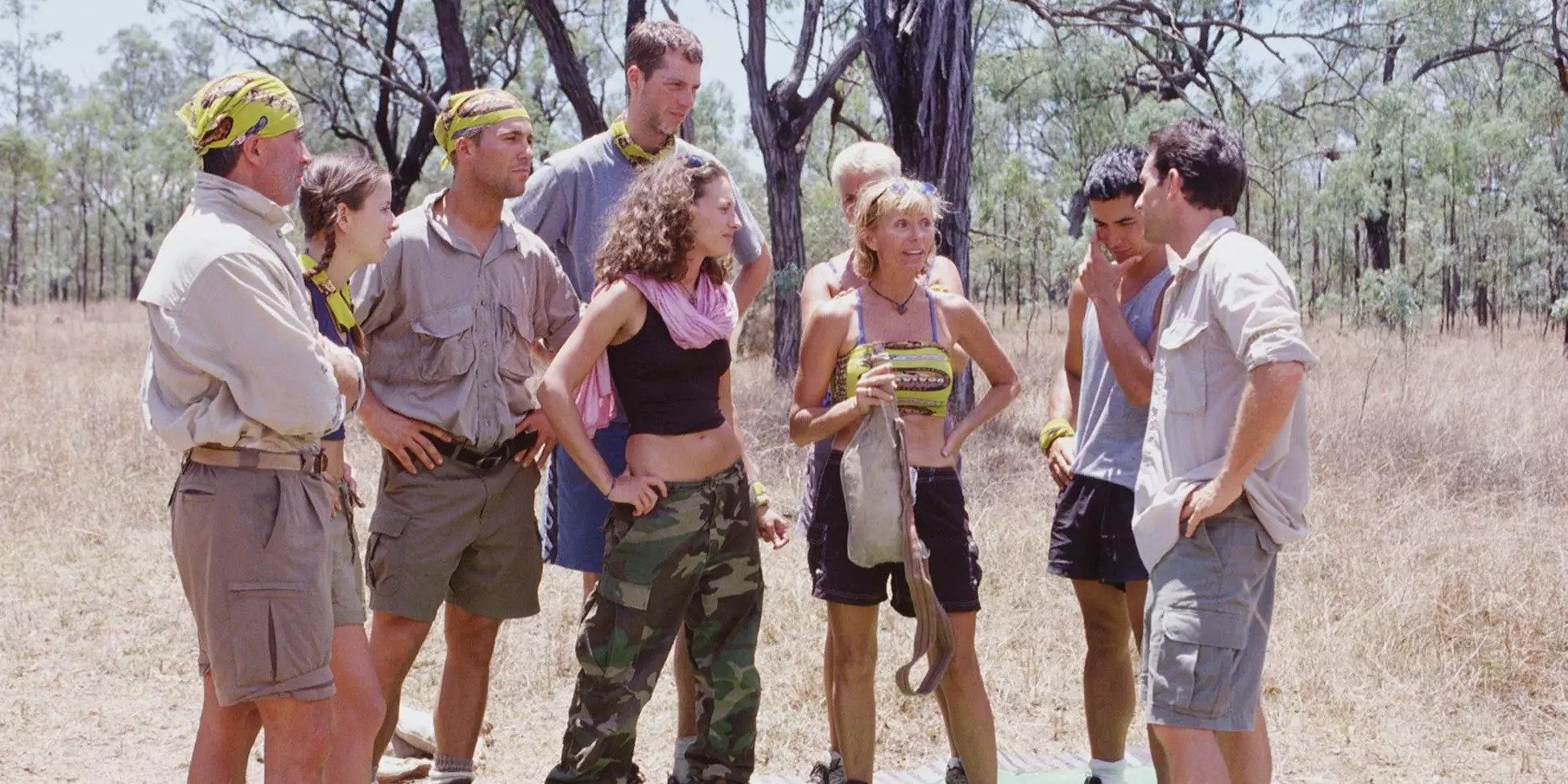 A still from Survivor's second season, The Australian Outback