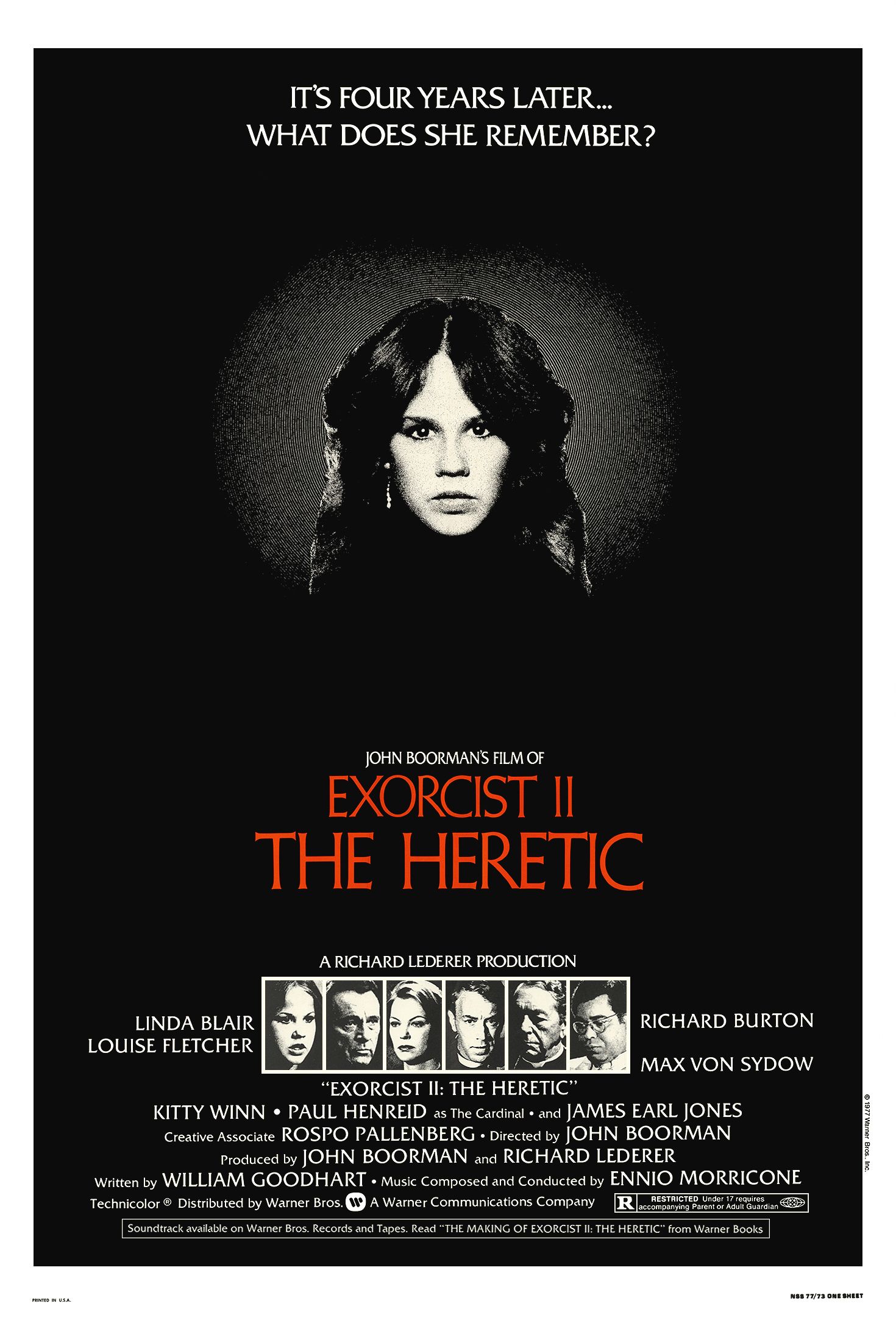 The Exorcist II The Heretic Poster 1977