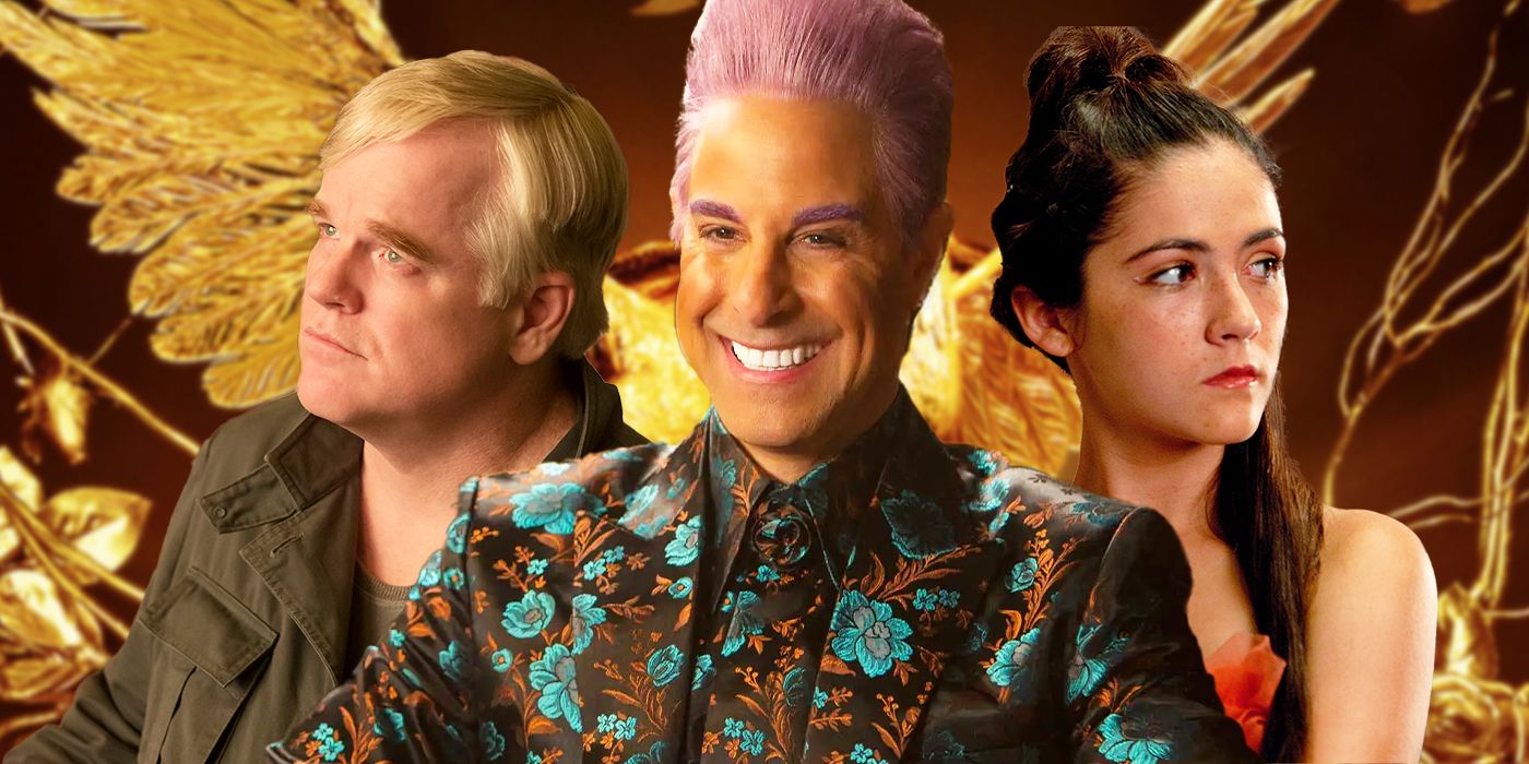 custom image of Plutarch, Clove, and Caesar in The Hunger Games