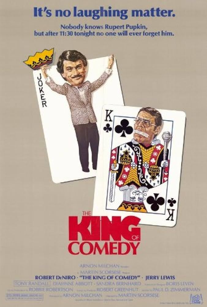 The King of Comedy poster