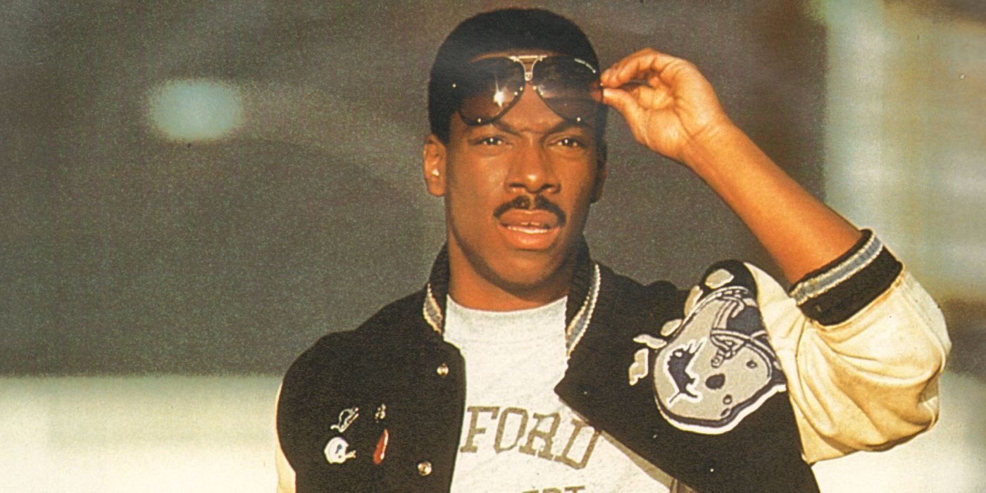 Axel Foley (Eddie Murphy) taking off his sunglasses in Beverly Hills Cop II