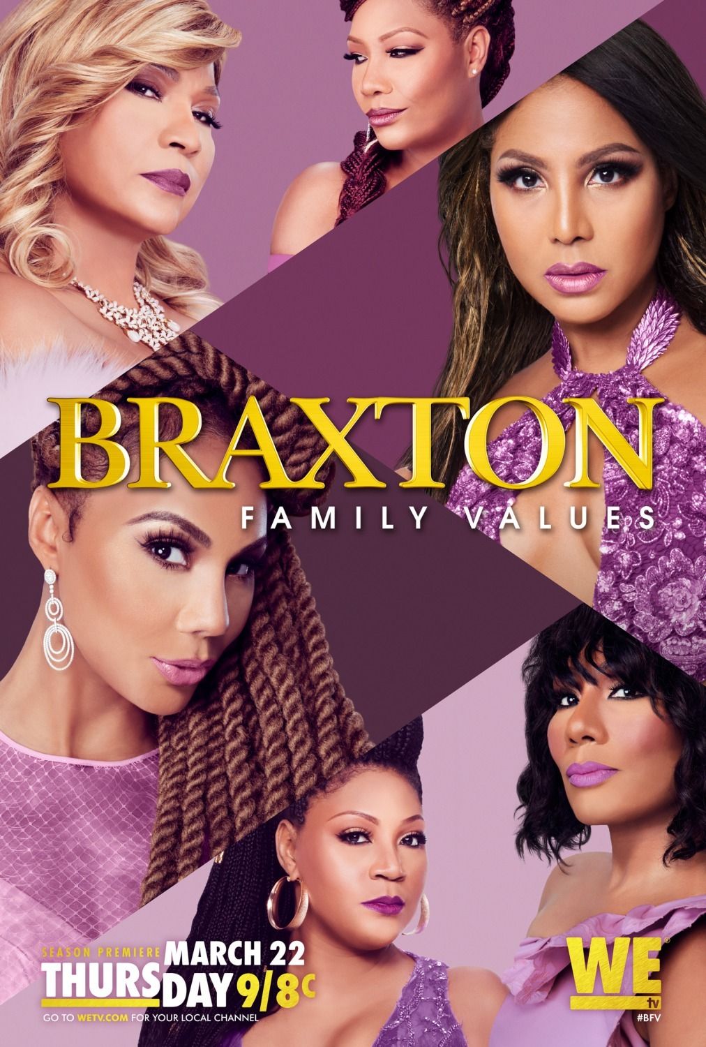 Póster del programa de televisión Braxton Family Values