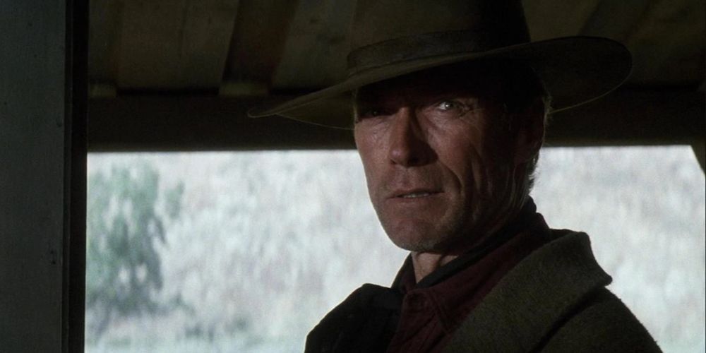 William Munny, played by Clint Eastwood, looks to get back on track in Unforgiven