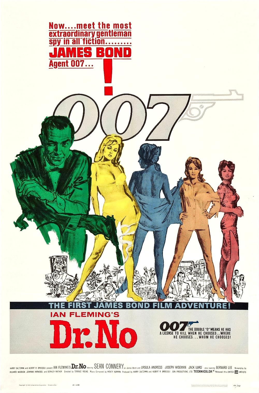 Póster de la película Dr. No James Bond