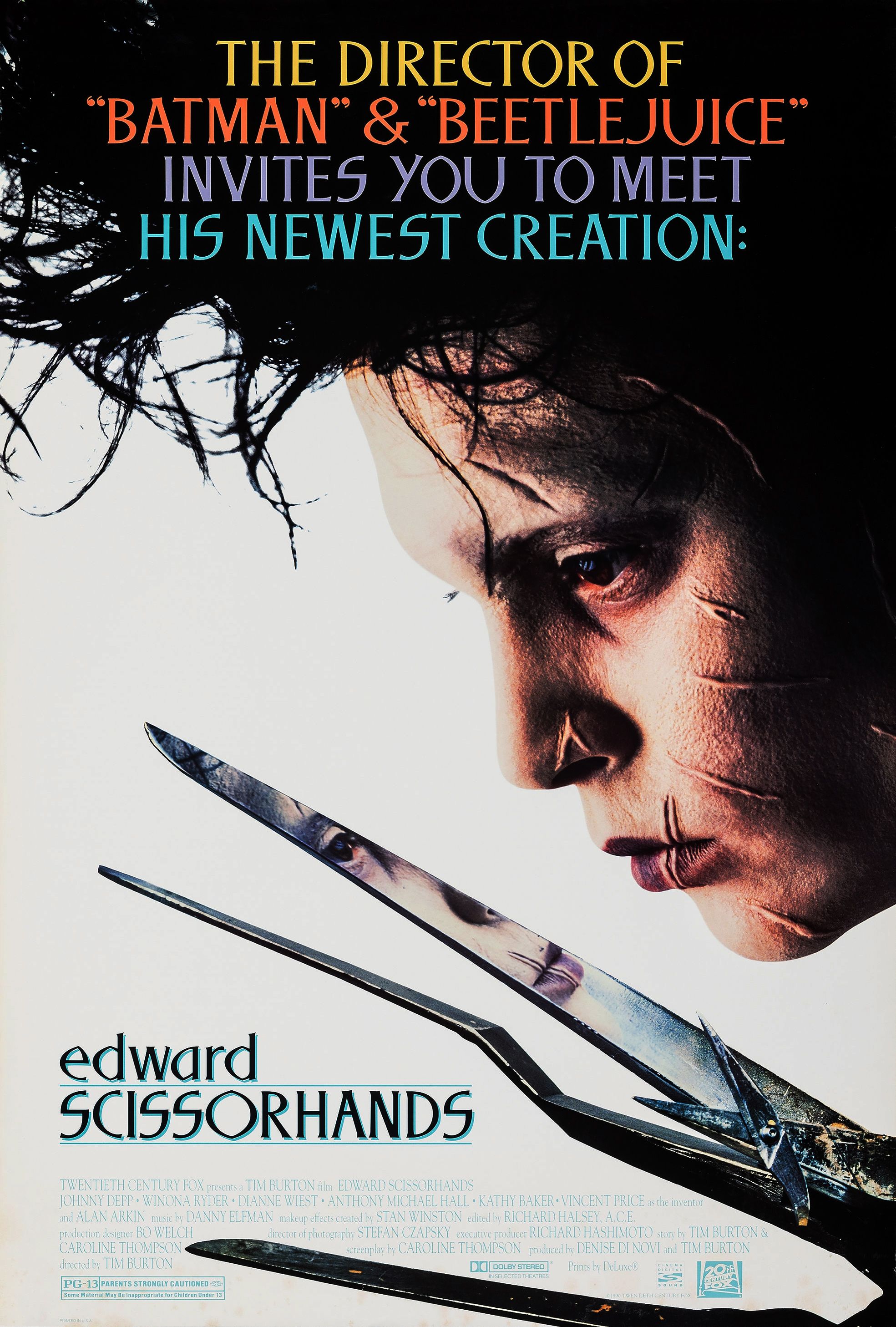 Edward Scissorhands Film Poster