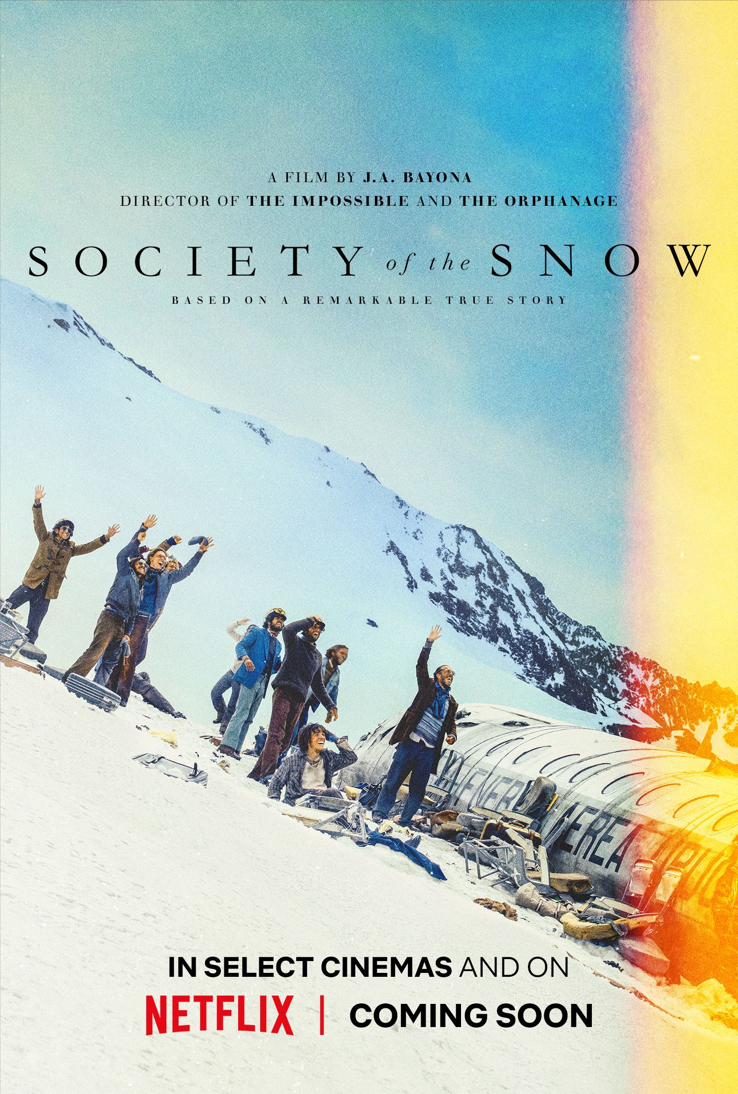 The poster for Society of the Snow