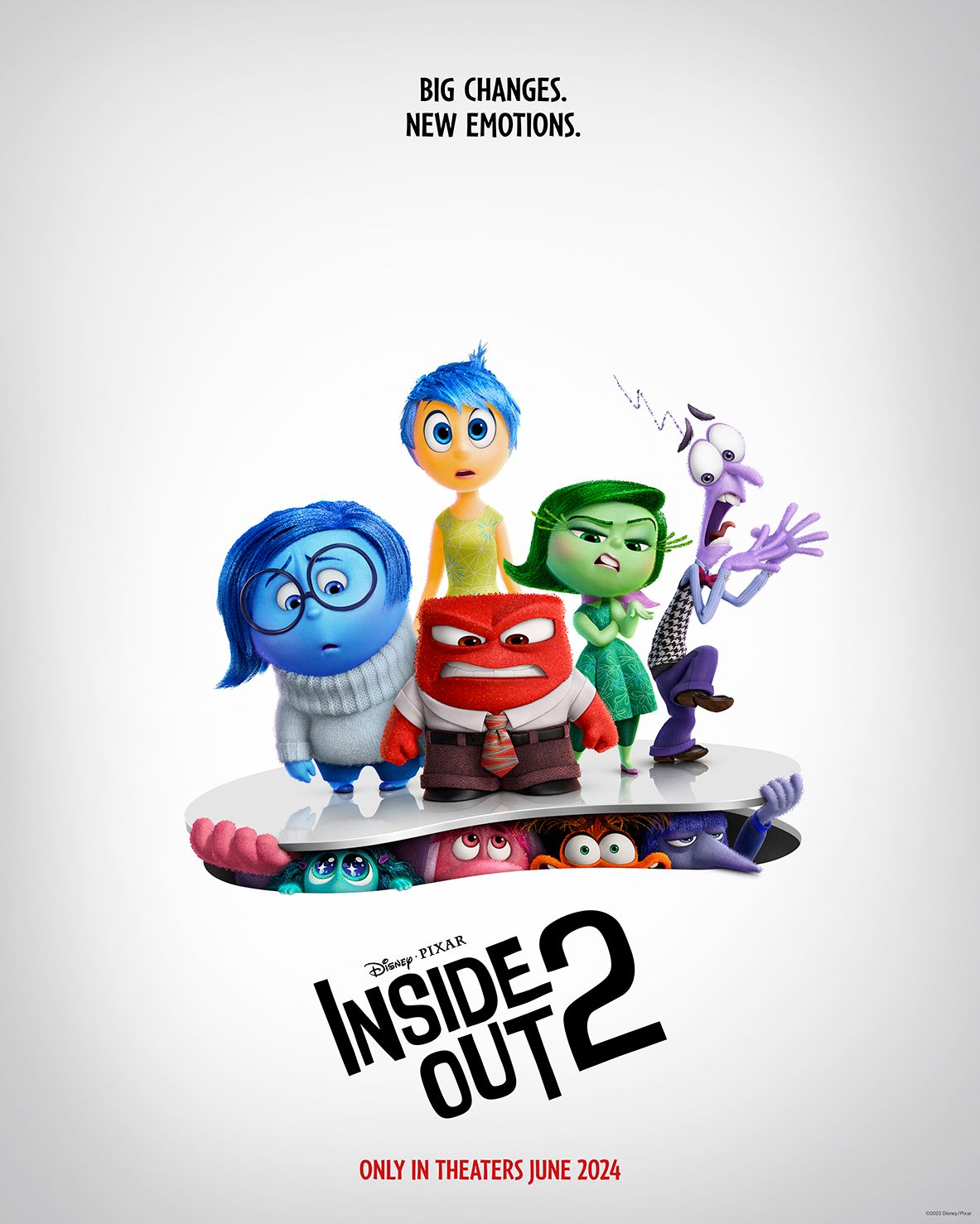 The poster for Inside Out 2