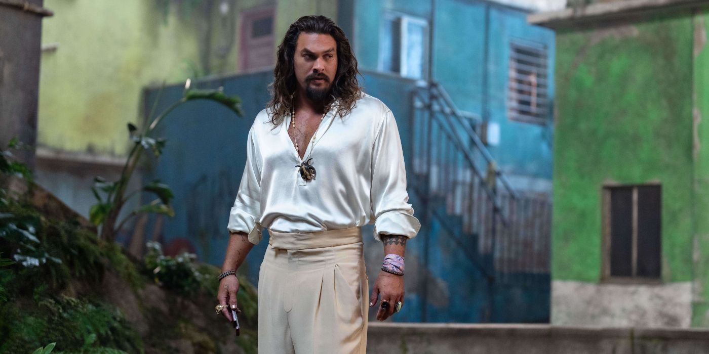Jason Momoa as Dante standing and looking ahead in Fast X.