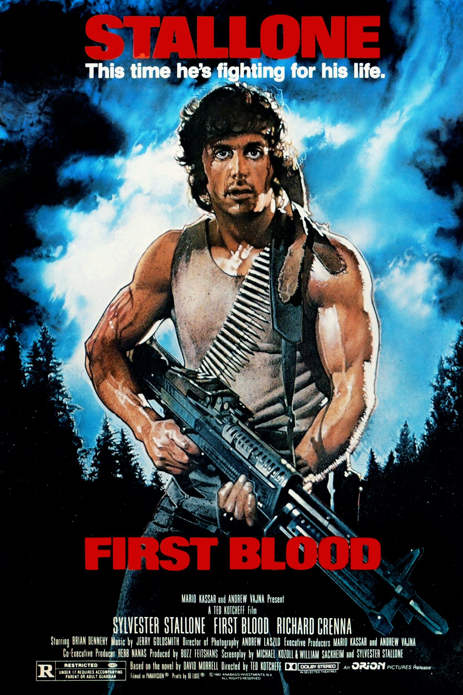 primer cartel de la película de sangre