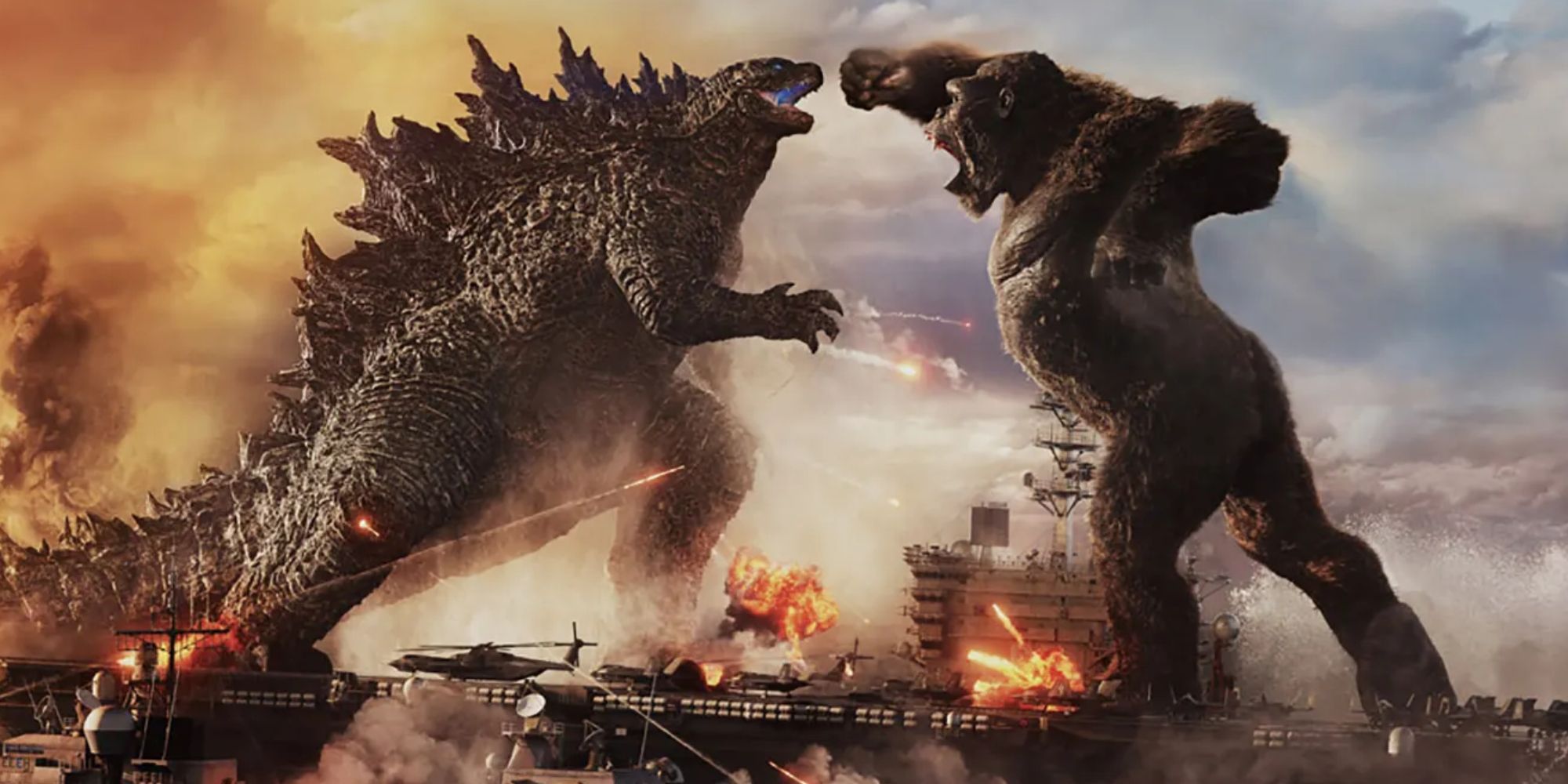 Godzilla and Kong go head to head in Godzilla vs. Kong 