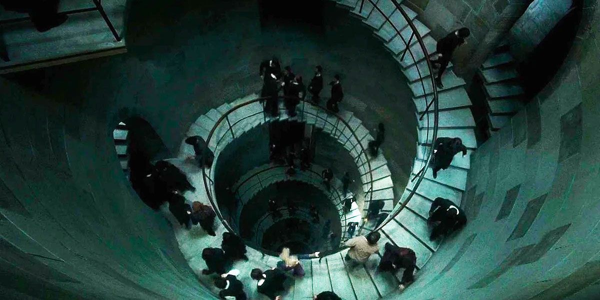 Divination tower steps in Harry Potter