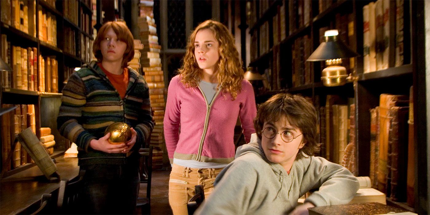 Rupert Grint, Emma Watson and Daniel Radcliffe in Harry Potter