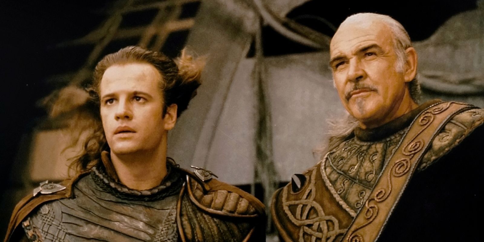 Christopher Lambert and Sean Connery in Highlander II: The Quickening