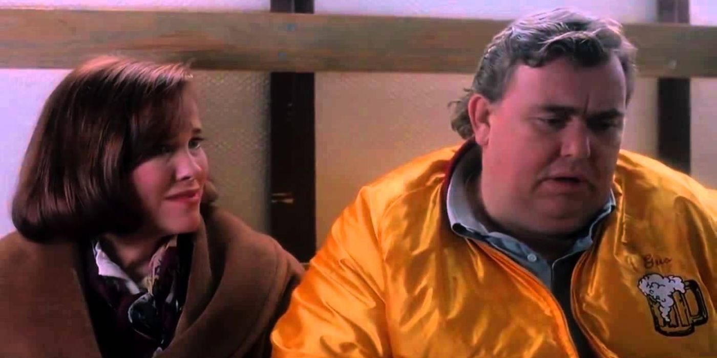 John Candy looks sad sitting next to Catherine O'Hara in Home Alone.