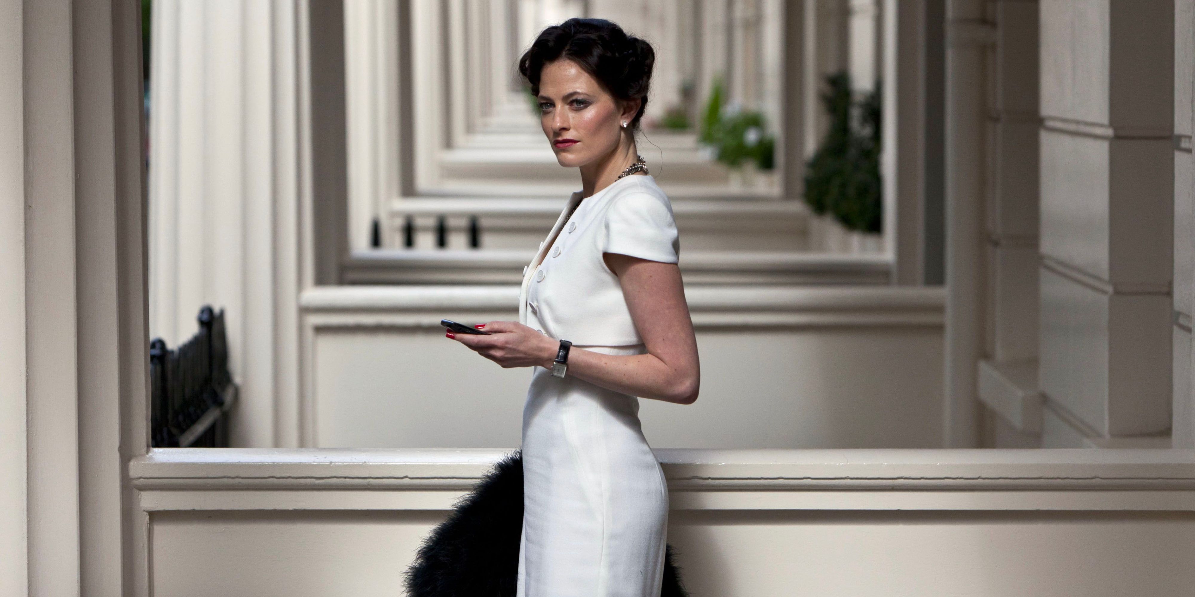 Lara Pulver as Irene Adler in 'Sherlock' Season 2, Episode 1 