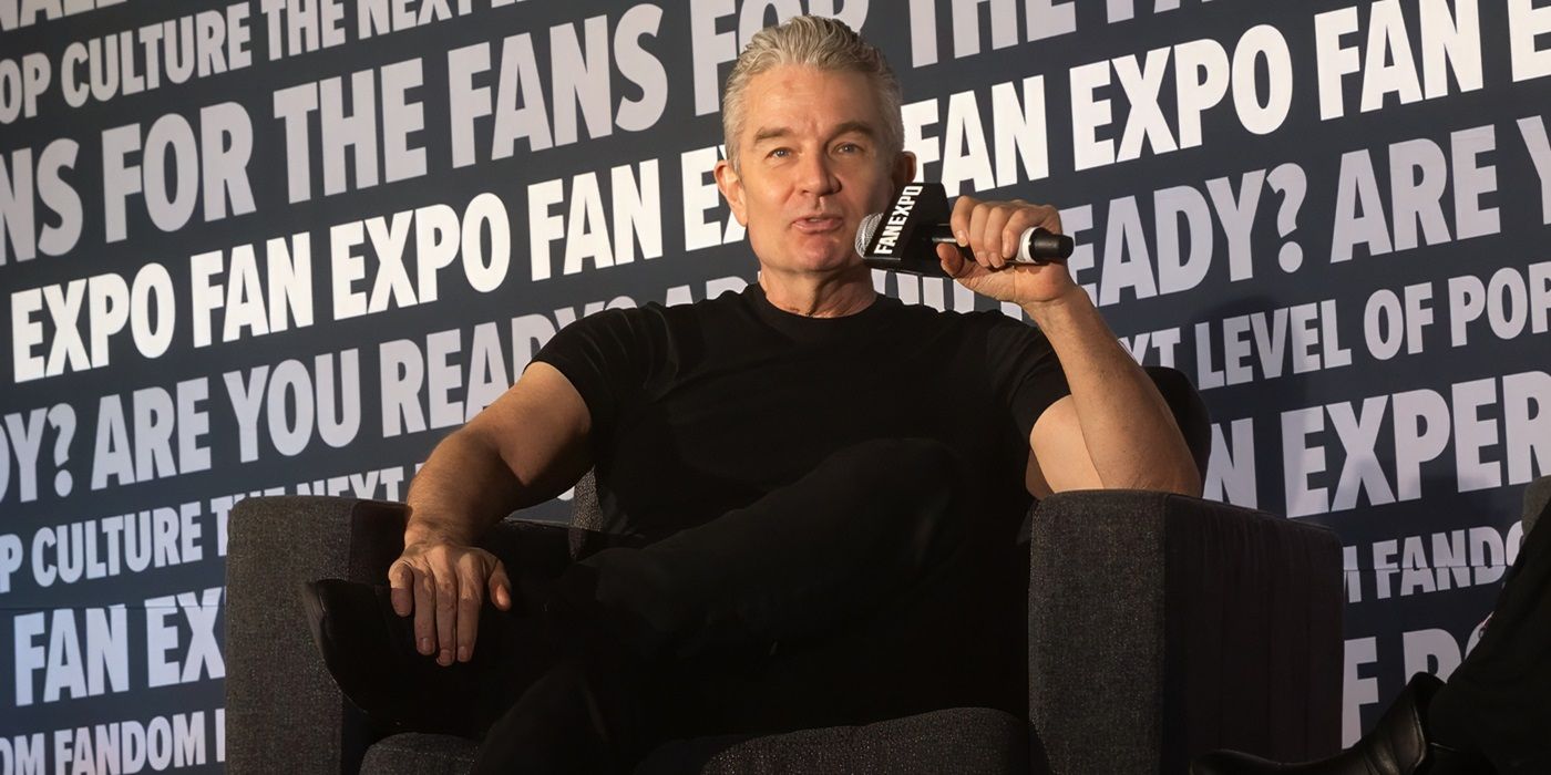 James Marsters on a panel at the San Francisco Fan Expo