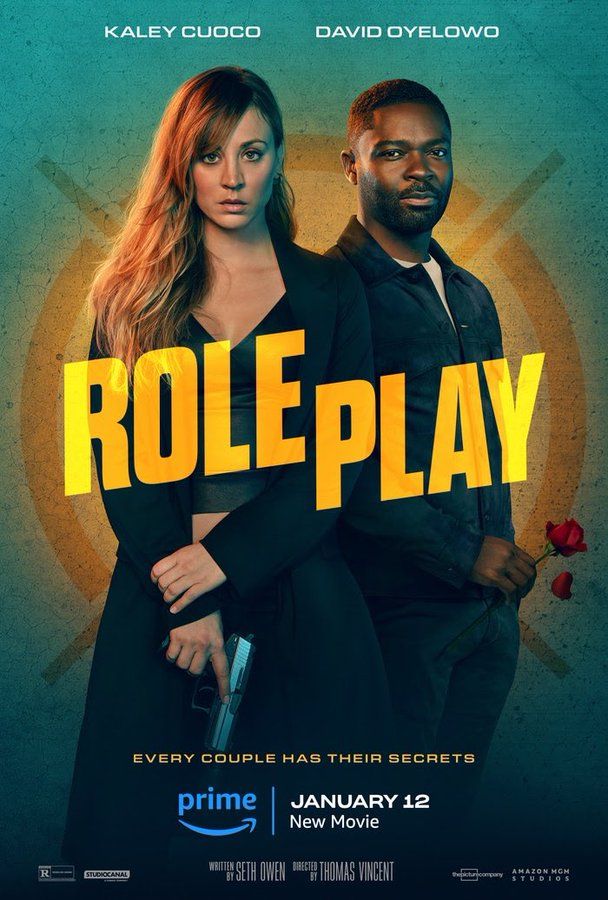 Kaley-Cuoco and David-Oyelowo star as Emma and Dave in new 'Role Play' poster