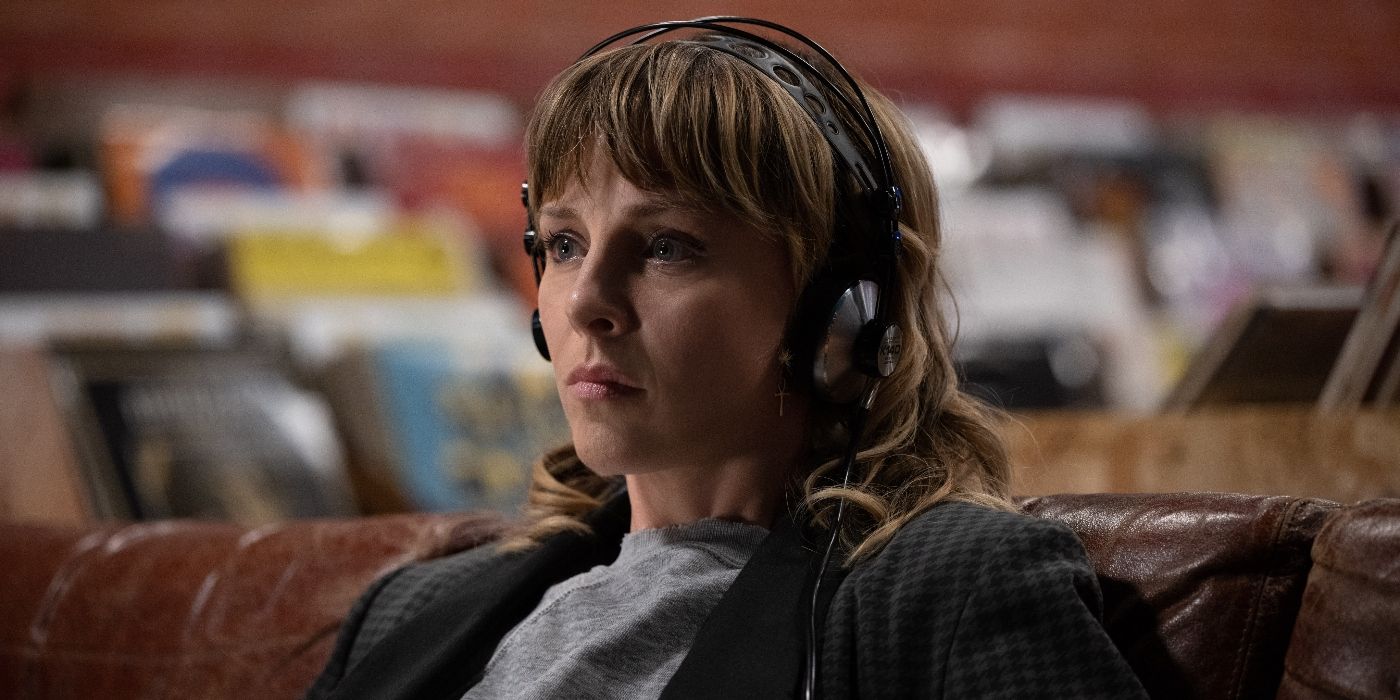 Sophia Di Martino as Sylvie in Loki Season 2 Episode 5 wearing a pair of 90s headphones