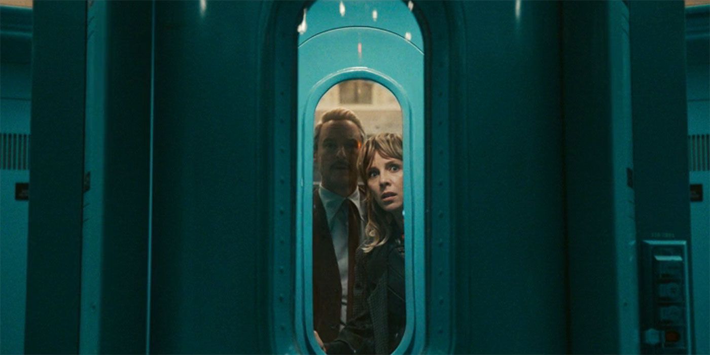 Mobius and Sylvie looking at Loki in Loki Season 2 finale