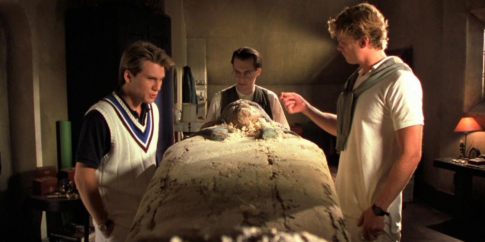 Christian Slater, Steve Buscemi, and Robert Sedgwick in Lot No. 249 from Tales from the Darkside: The Movie