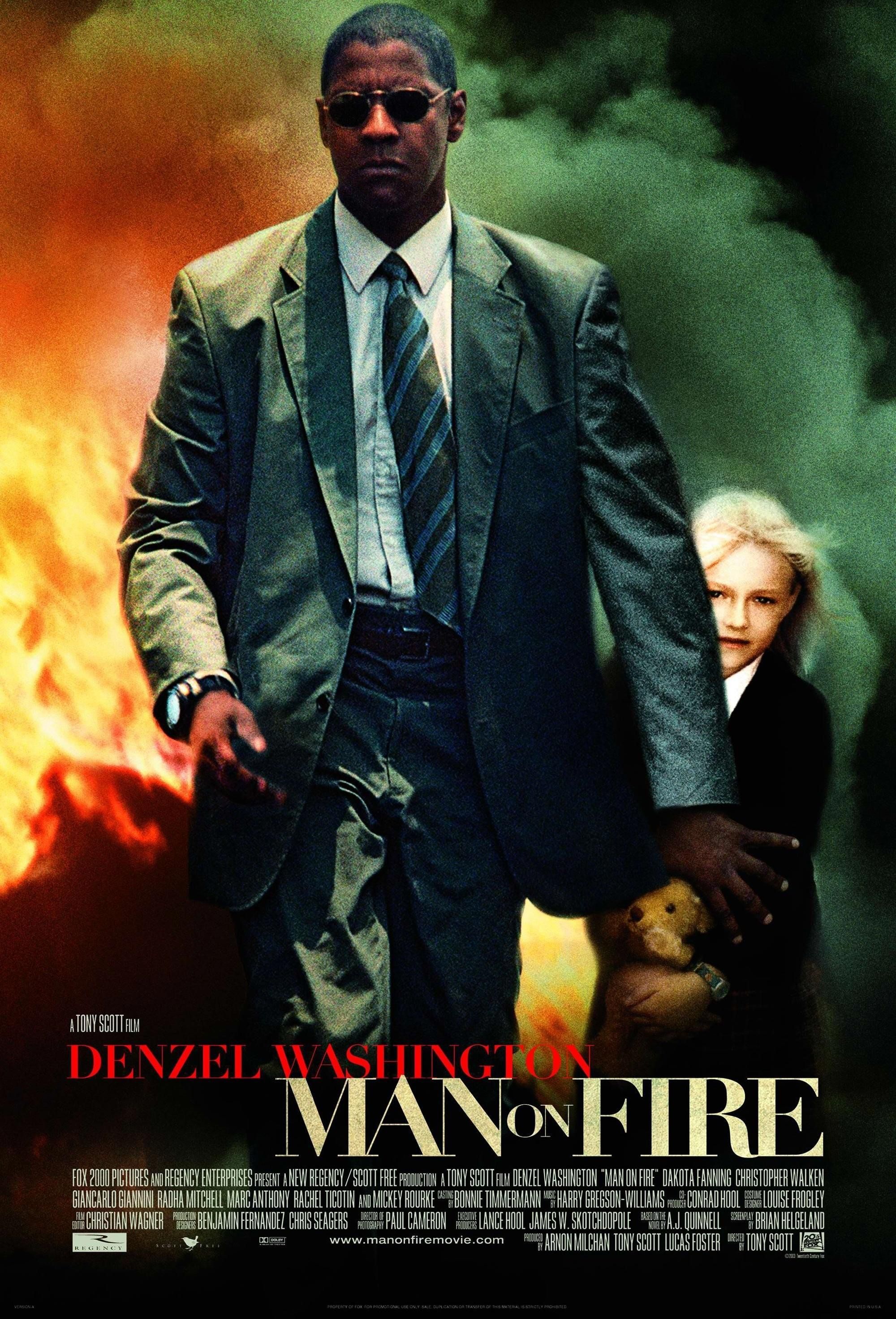 Man on Fire Film Poster