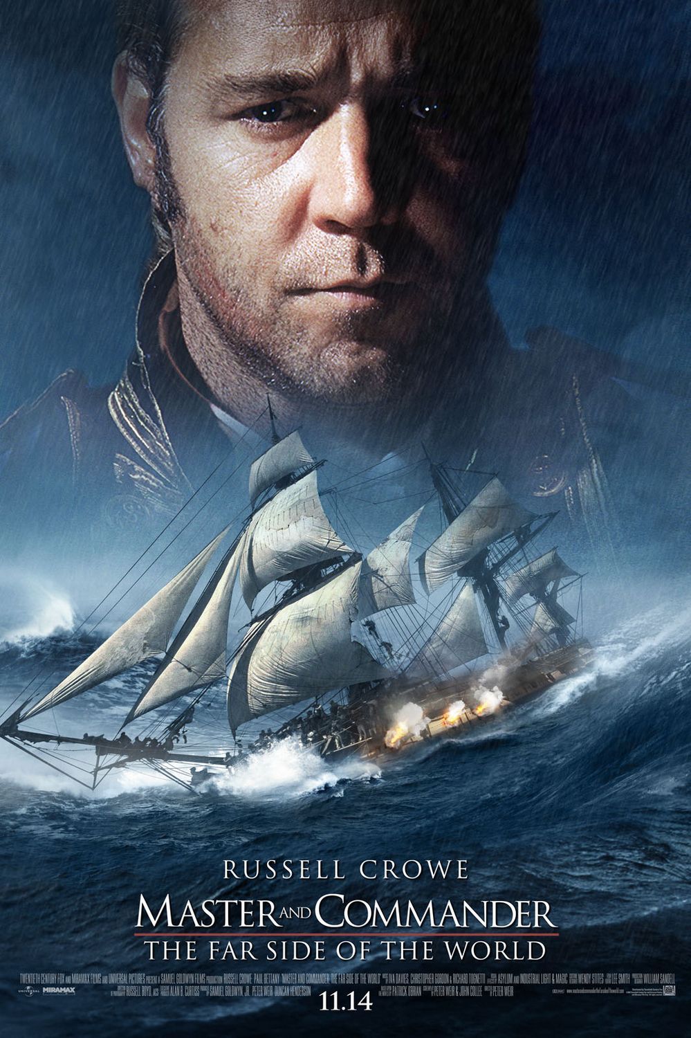 Master and Commander The Far Side Of The World Film Poster