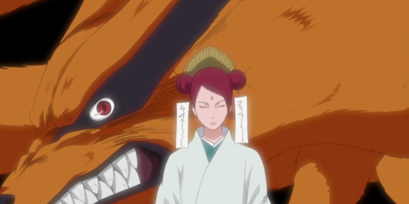 Mito Uzumaki e Kurama, a Besta de Nove Caudas em Naruto