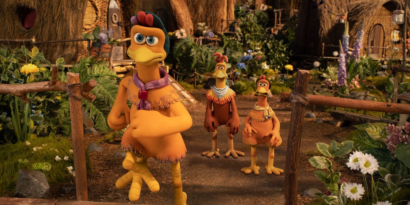Molly Rocky et Ginger dans Chicken Run Dawn of the Nugget
