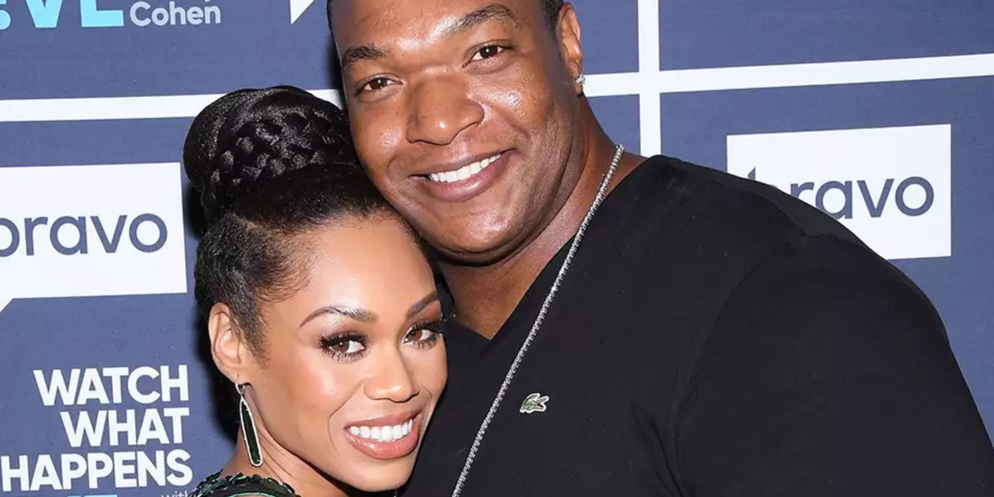 Monique Samuels and husband Chris Samuels RHOP in 2020