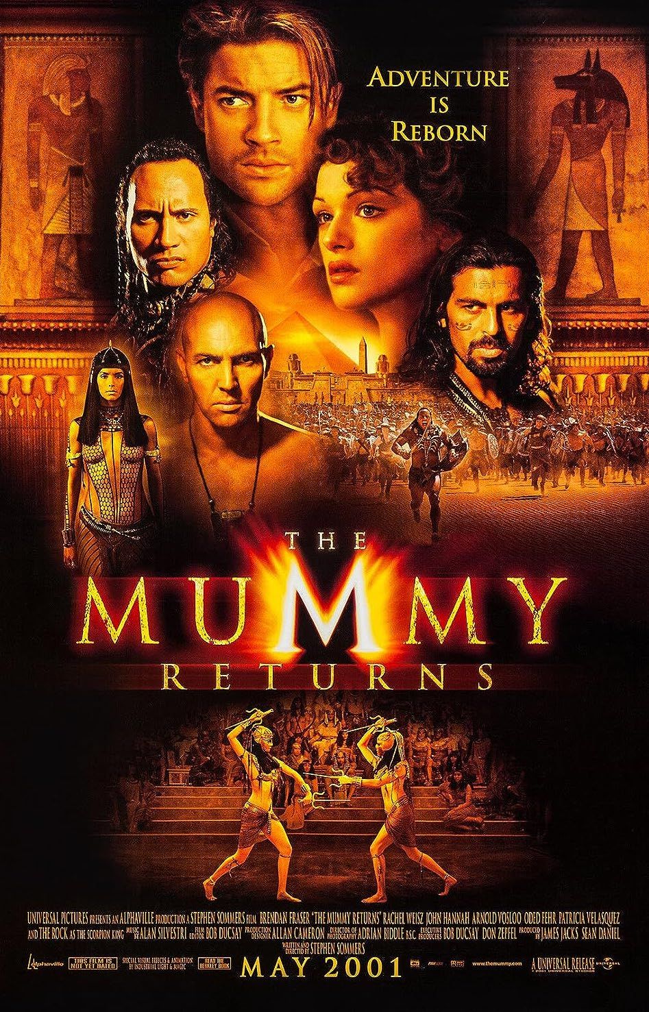 The Mummy Returns Real Nightmare Was The Scorpion King CGI   Mummy Returns Poster 1 