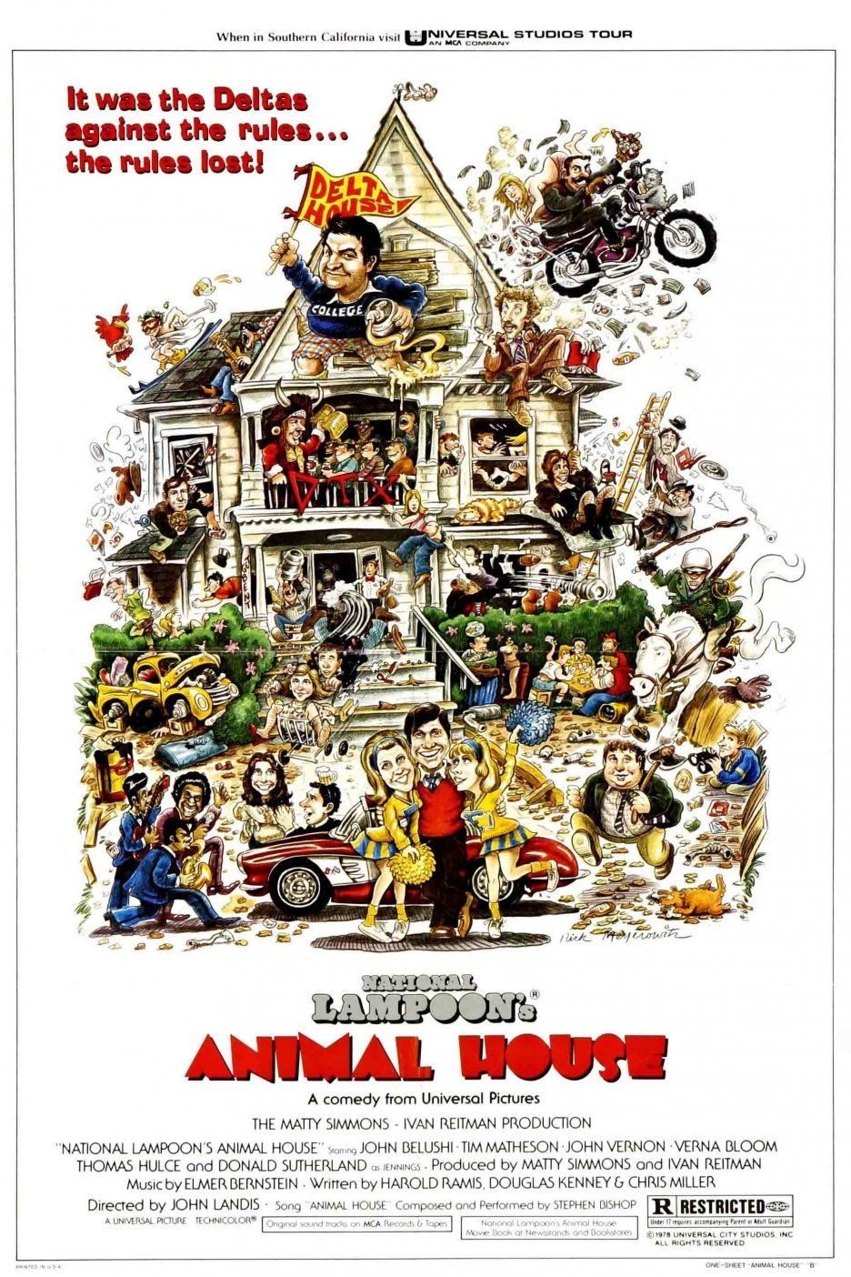 The official poster for Animal House