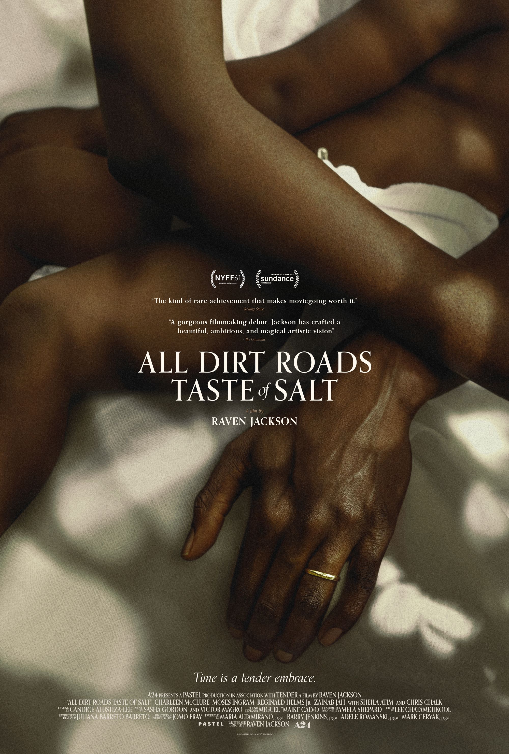 A poster for Raven Jackson's All Dirt Roads Taste of Salt