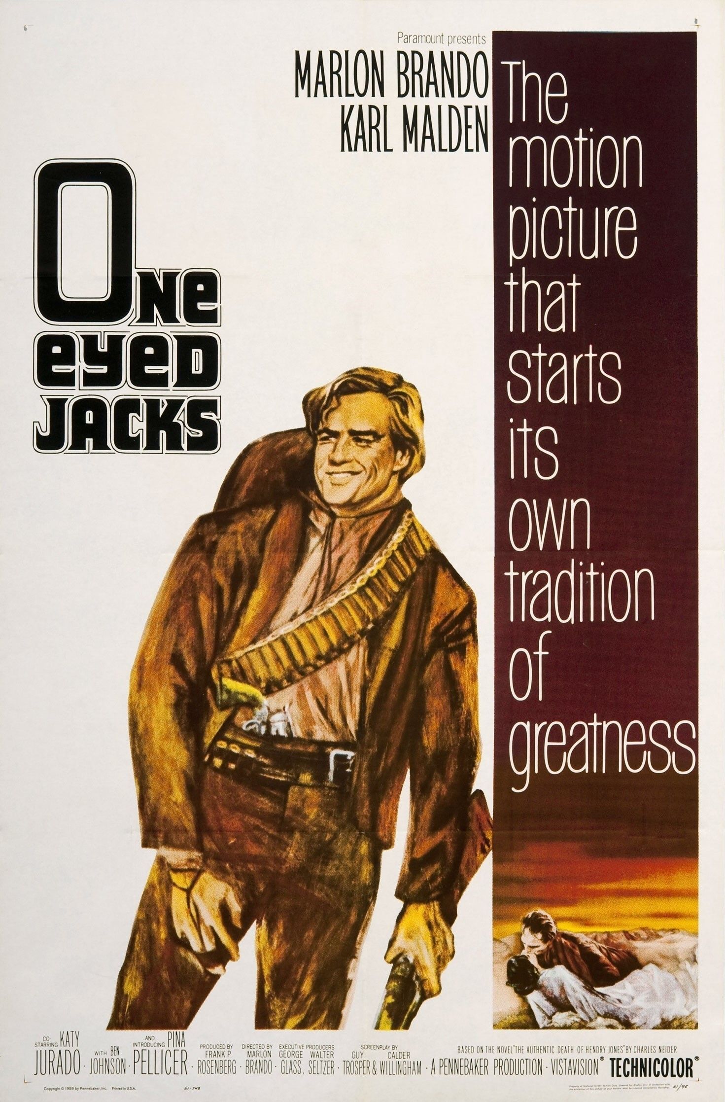 One-Eyed Jacks 1961 Film Poster