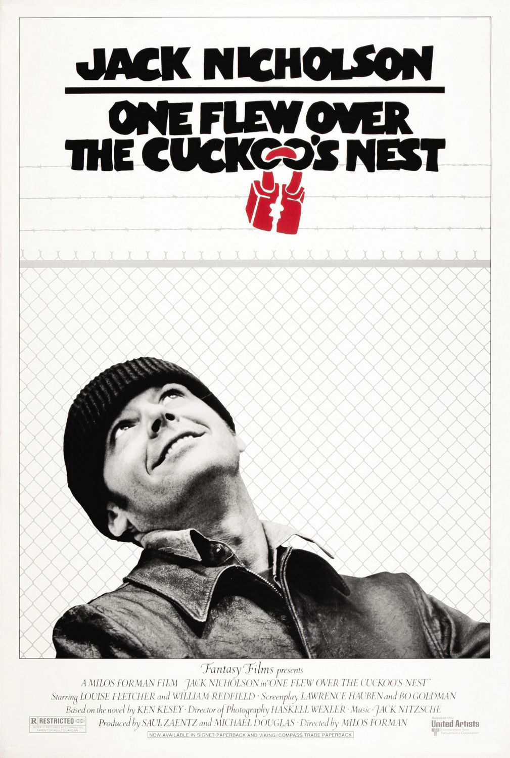 One Flew Over the Cuckoos Nest Film Poster