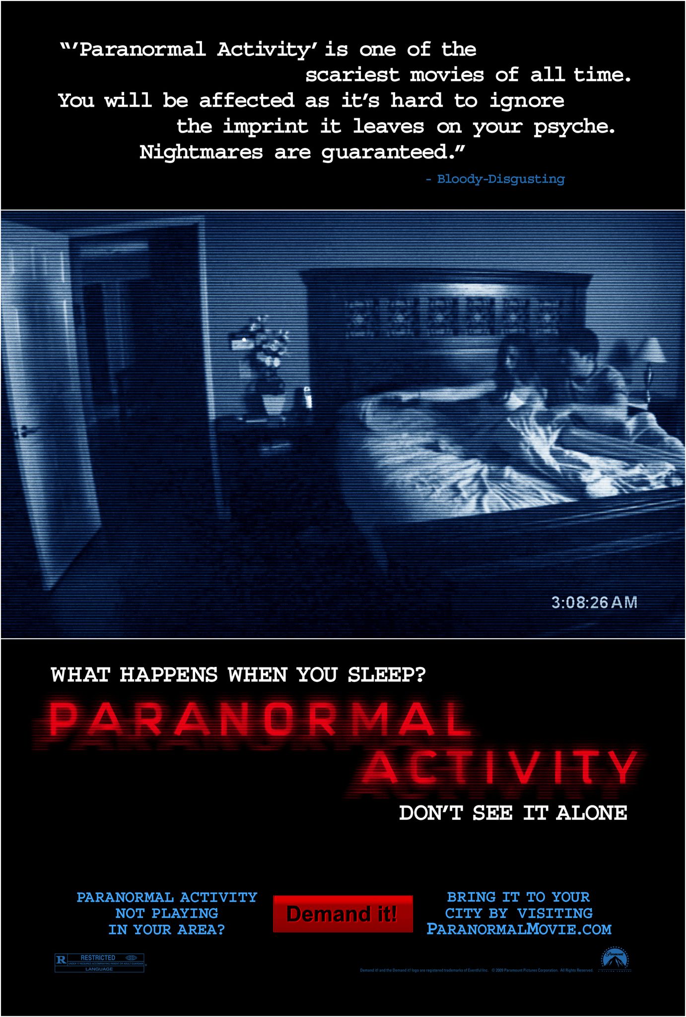 Paranormal Activity Film Poster