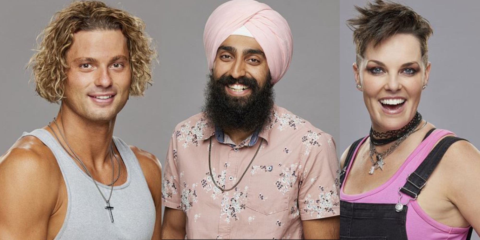 Big Brother 25's Matt, Jag, and Bowie Jane's headshots