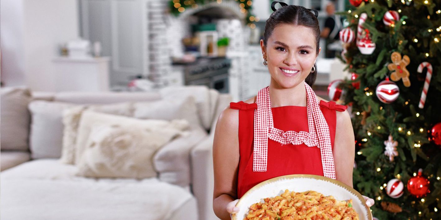 Selena+Chef Home for the Holidays Selena Gomaz in Promo Photo at Food Network studio shoot in 2023
