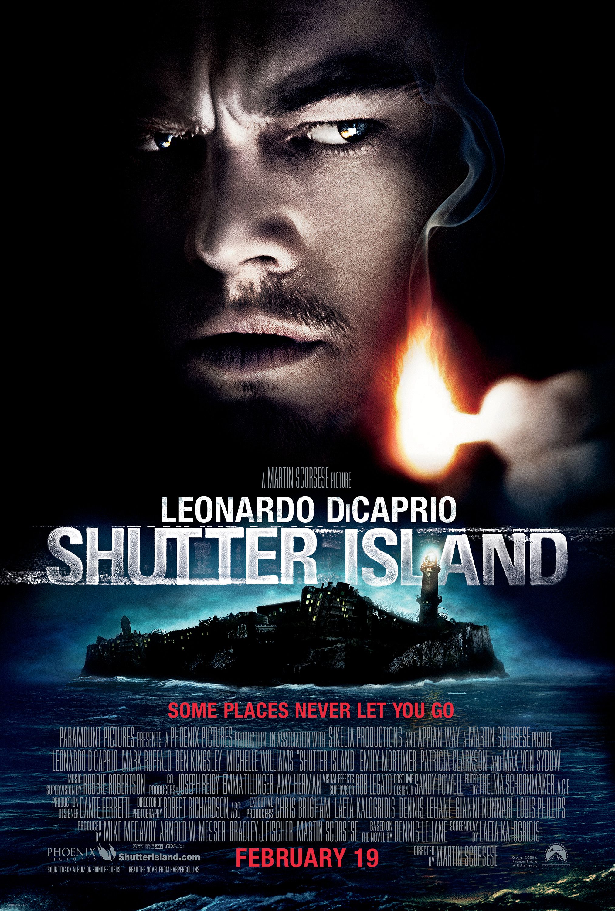 cartel de la película isla obturadora