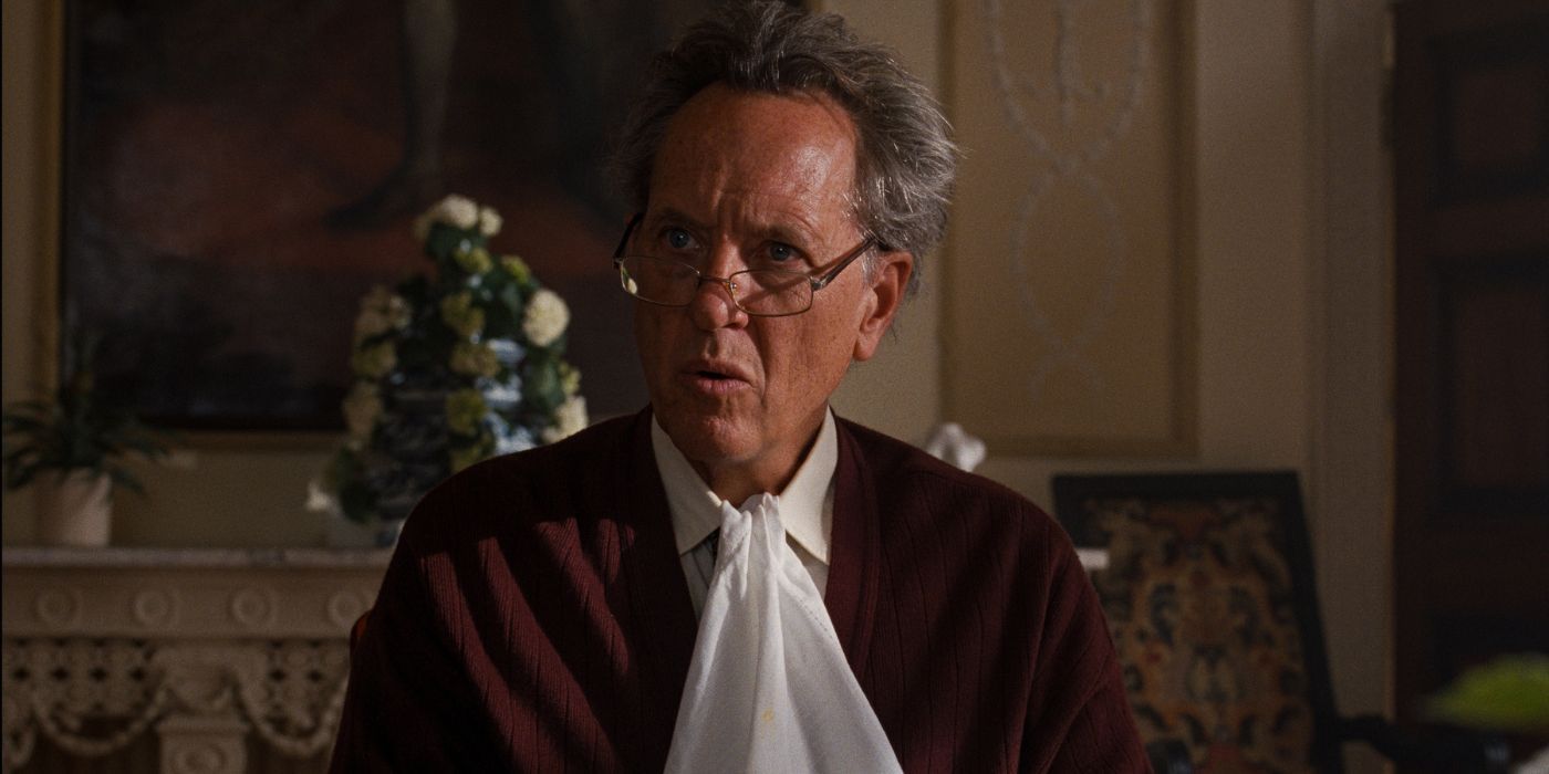 Sir James Catton (Richard E. Grant) in Saltburn