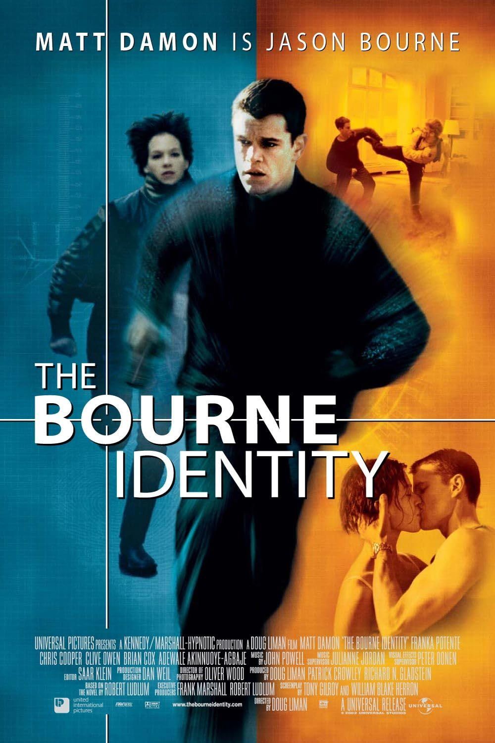 L'identité de Bourne Poster