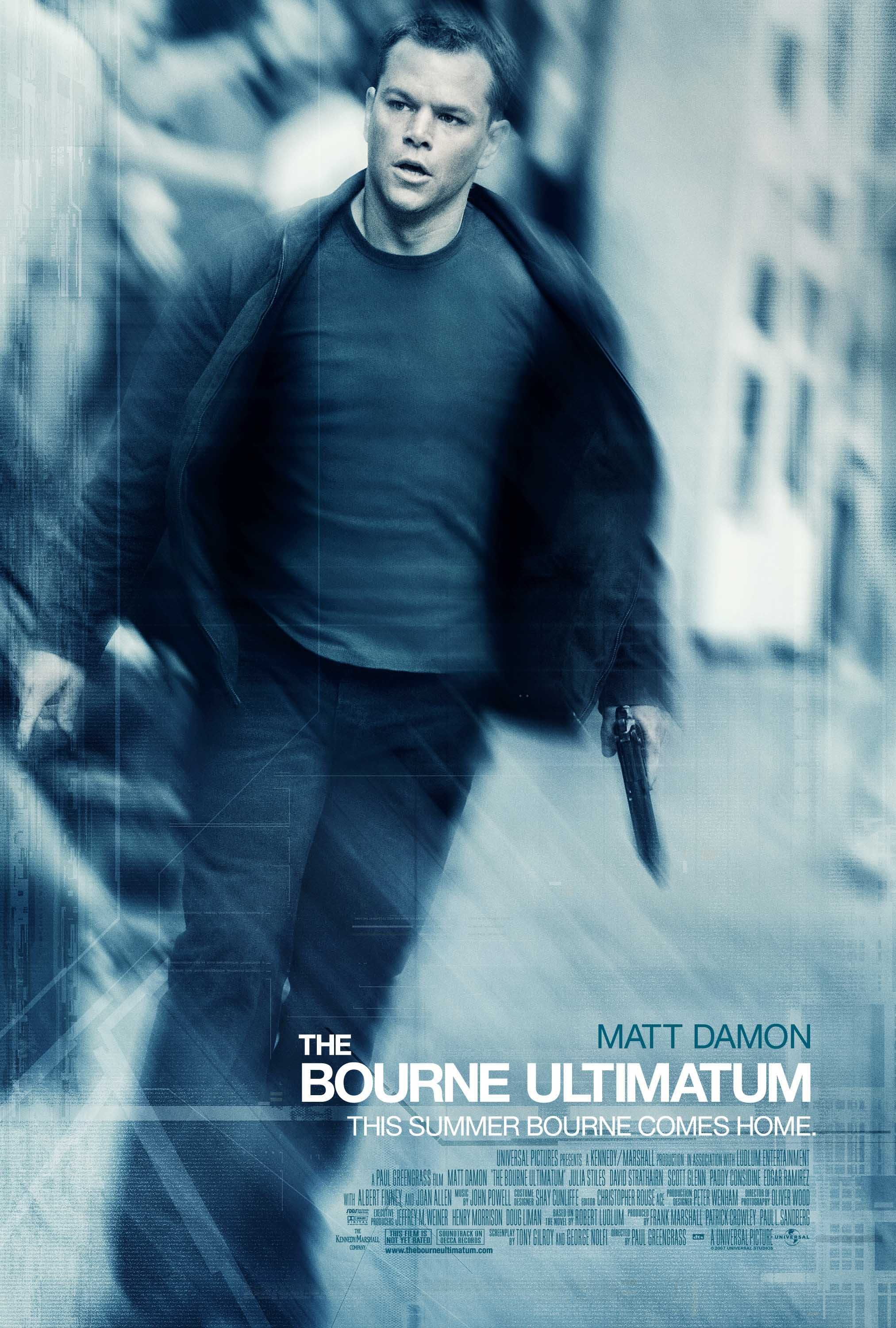 Cartel de la película El ultimátum de Bourne