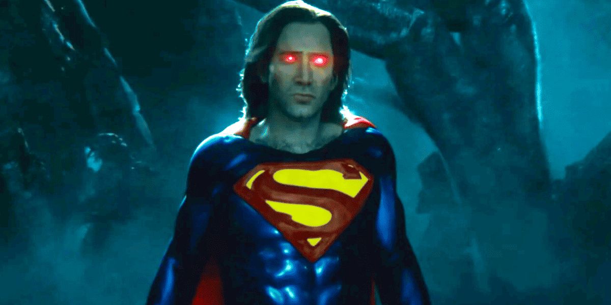 Nicolas Cage as Superman in a cameo for The Flash (2023)