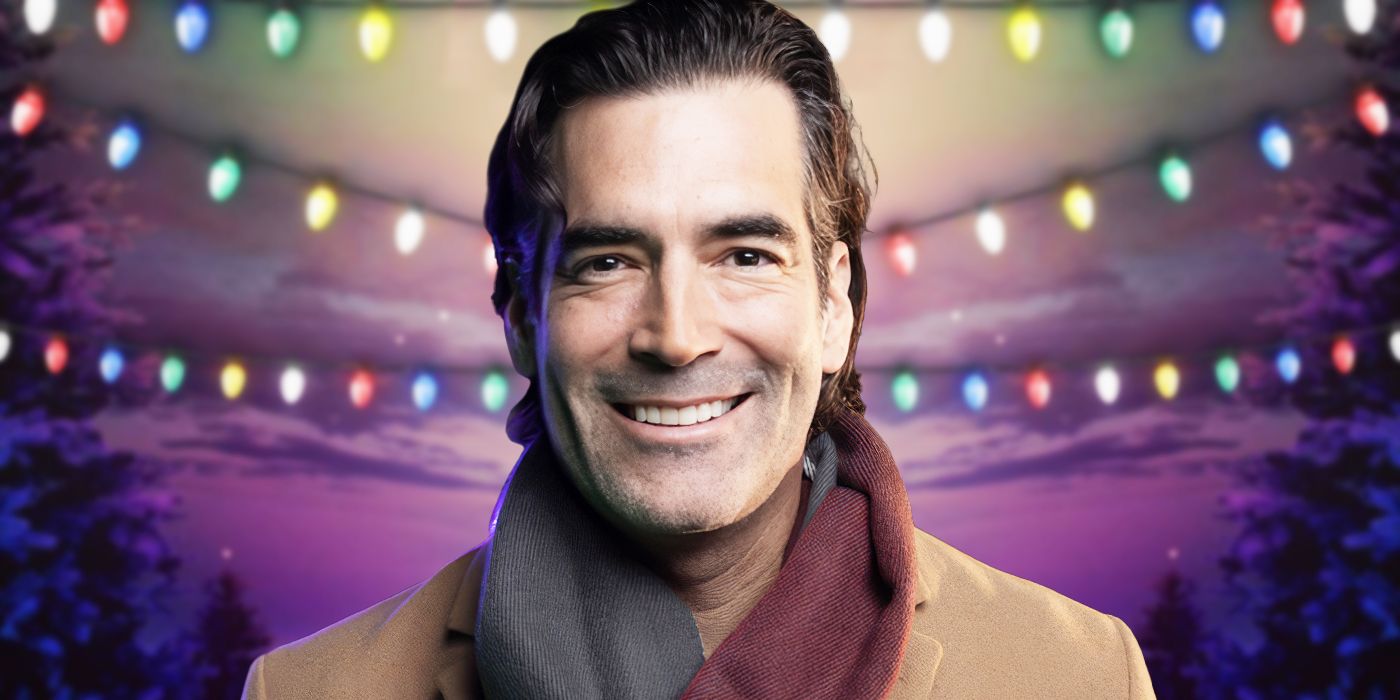 The Great Christmas Light Fight's Carter Oosterhouse poses for promo photo