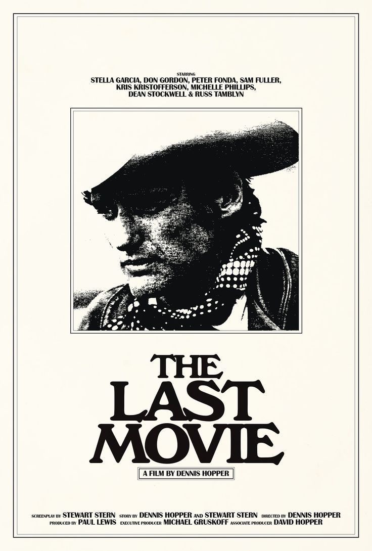 the poster for The Last Movie (1971)