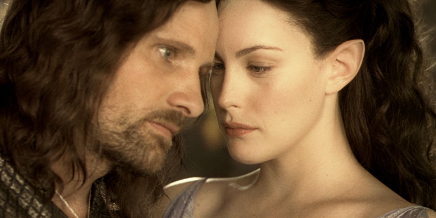 Liv Tyler as Arwen and Andrew Lincoln touching foreheads in The Lord of the Rings- The Two Towers’ (2002) (1)
