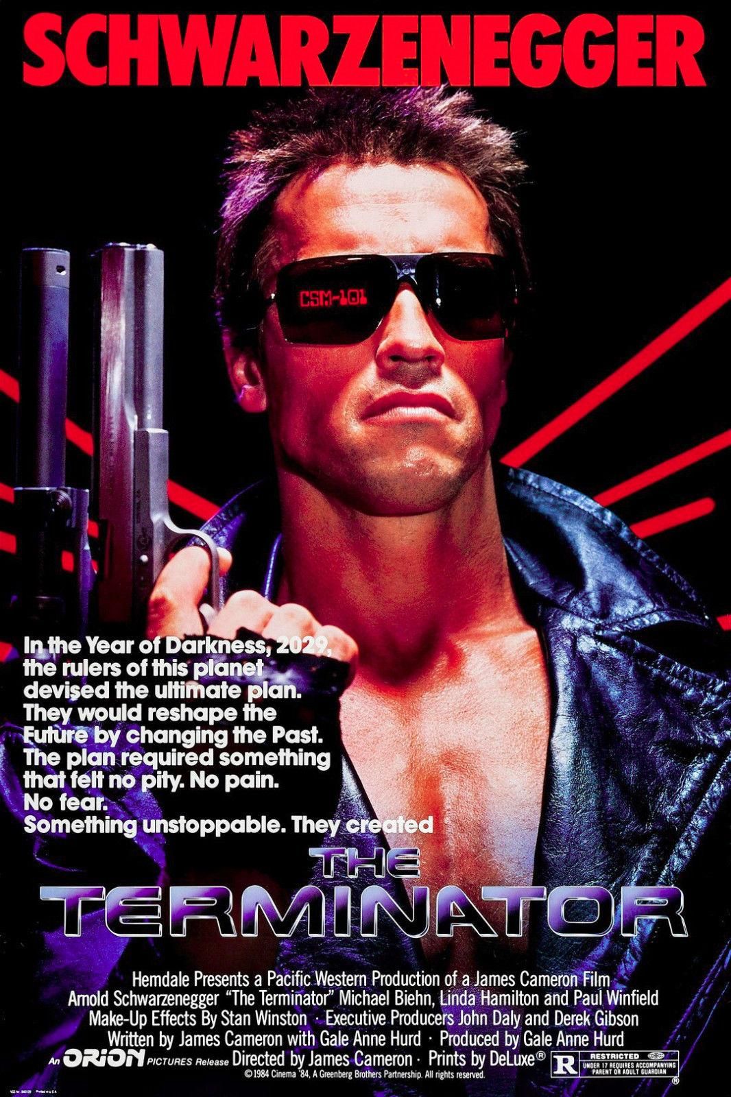 The Terminator 1984 Film Poster