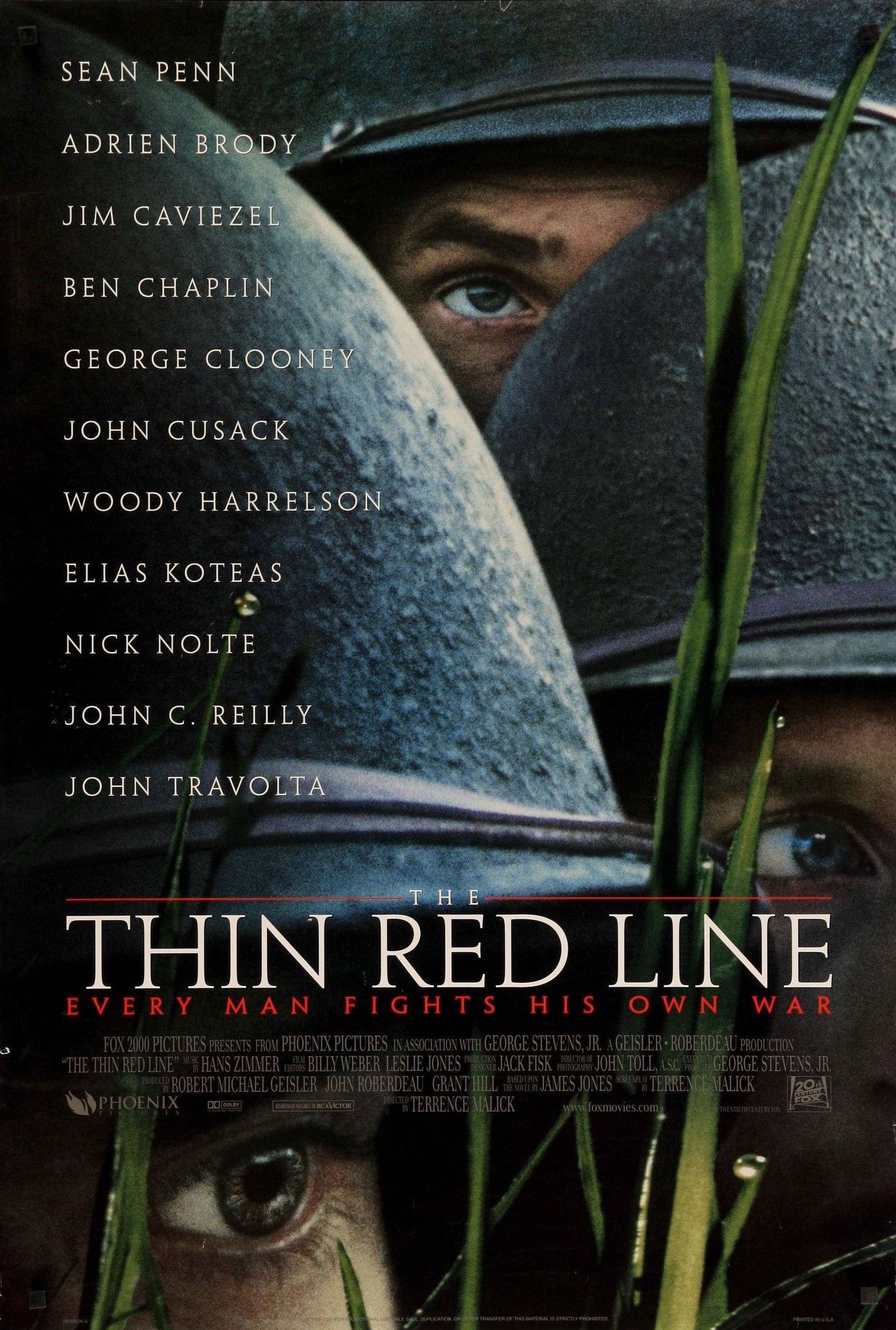 The Thin Red Line Film Poster