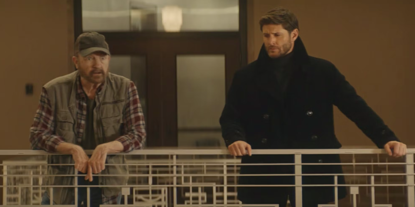 Jensen Ackles as Dean Winchester and Jim Beaver as Bobby in The Winchesters