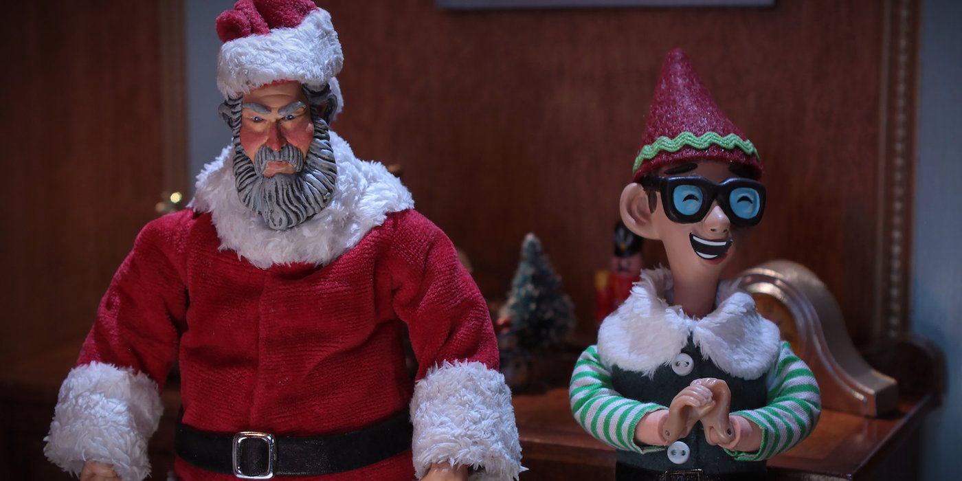Santa and an Elf on Robot Chicken